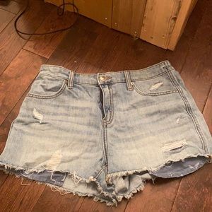 Aerie jean shorts size small